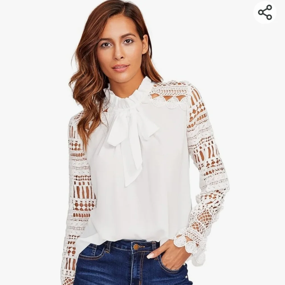 Women's Bow Tie Ruffle - Picture 1 of 3